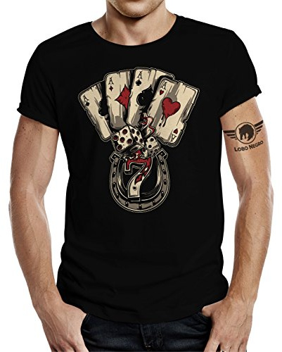 Design, T-Shirt für den Poker Dices Zocker