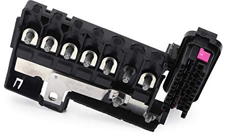 Artudatech KFZ Sicherungskasten Batterieklemme Batterie Sicherungskasten Steckdosenhalter für V W Jetta Polo Sangtana für SKO-DA Octavia Rapid Fabia