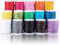 SOSMAR 15 Rollen Gewachste Baumwollschnur 10m Ø 1mm Set, Baumwollgarn 1mm Bunte Band Fäden für Armbänder Halsketten Schmuck und Makramee DIY Handwerk