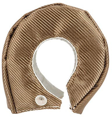 Qiilu Turbolader Hitzeschild, Single Titan Turbo Hitzeschild Decke Barrier Turbolader Abdeckung T3/GT35/GT37/GT40/GT42