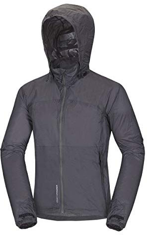 NORTHFINDER Ultraleichte Regenjacke Herren Wasserdicht Atmungsaktiv | Fahrrad Regenjacke Herren Laufjacke Ultraleicht | Windjacke Regenjacke Zusammenfaltbar | Packable Rain Jacket Grey S