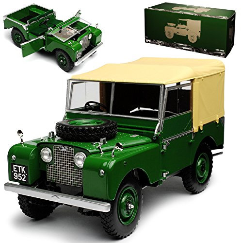 NEW Land R*o*v*e*r Defender Dunkel Grün 1948 1/18 Minichamps Modell Auto