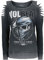 Volbeat Bandana Skull Frauen Sweatshirt grau S 95% Baumwolle, 5% Elasthan Band-Merch, Bands