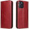 nincyee Genuine Leather Flip Case for iPhone 12 Mini,Classic Gun Leather Wallet Case Magnetic Closure Kickstand Card Slot
