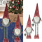 Cepewa Wichtel Wichtelmann pink | H120cm zum Aufstellen Metall Polyester | Weihnachtswichtel Zwerg Weihnachtsdeko (1 x Wichtelmann pink)