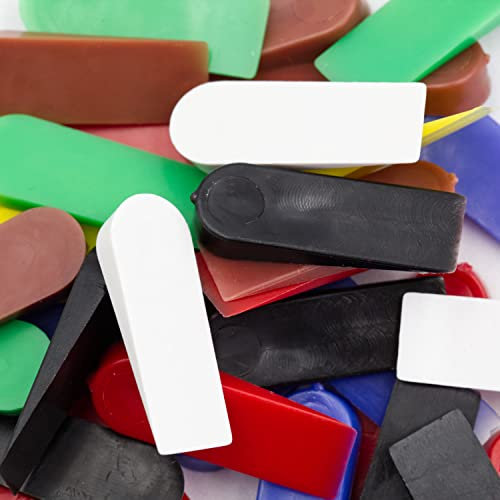 SERENISSIMA Set Cunei Livellamento Distanziatori Pavimenti Piastrelle a Parete Spianimetrici Livellatori 500 Pezzi Multicolor, Accessori Fai Da Te per Piastrelle Pavimenti