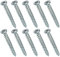 AERZETIX - C48381 - Satz von 10 Schraubanker betonschrauben ankerschrauben direkt für beton Ø7.5x62mm senkkopf konisch - mit abdruck stern T30 - direkte befestigung ohne dübel
