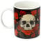Puckator Skulls & Roses Porcelain Tea Coffee Mug - Funny Home Accessories - Cute Gifts for Girlfriend - Large Mugs for Men Women Hot Drinks - Cute Cups Presents - Secret Santa Gift - Cup Set