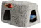 ANMOO Keramik-Höhle Aquarium Versteck Felsen Natürliche Keramik Steine Dekoration Aquarium Zubehör für Pleco/Fisch/Garnelen (80 x 55 x 45 mm)