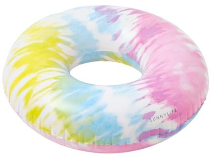 Sunnylife - Mundgeblasenes Schwimmrad - Tie Dye Sorbet 105 cm
