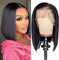 Bob Wigs Lace Front Human Hair Wig 13x4 Lace Front Wigs Brazilian Straight Bob Wig Human Hair Bob Lace Front Wigs 180% Density Short Bob Wigs Natural Colour (14 inch)