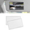 DIKEBAO 2 Pezzi Specchio Cosmetico per Auto in Acciaio Inossidabile, Autoadesivo per Visiera Parasole e Sedile Posteriore, 15*8cm