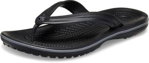 Crocs Crocband Flip, Infradito Unisex - Adulto, Black Slate Grey, 42/43 EU