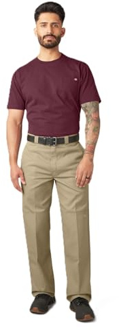 Dickies Herren-Arbeitshose, lockere Passform, Doppelknie