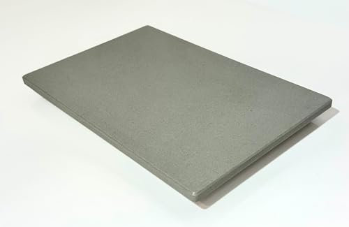 Schneidebrett aus Stein - Servierplatte - Küchenbrett - Steinplatte - Untersetzer - 2 Größen (Quarzite Grey Matt, 30L x 20B cm)