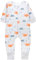 TupTam Schlafsack mit Füßen aus Bio-Baumwolle – Baby Schlafsack 2.5 TOG mit Beinen & Ärmeln, OEKO-TEX, Farbe: Fuchs im Winter, Größe: 104-110