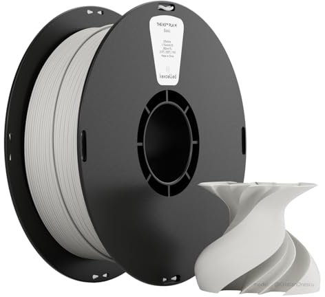 kexcelled Matte PLA Filament 1,75 mm +/- 0,03 mm, Glanzfreie Farbe, Matt Textur, 3D Drucker Filament, 1 kg Spule (2,2 lbs), Passend für die Meisten FDM Drucker, Ordentliche Wicklung, Knochenfarbe