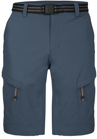 Killtec Herren Funktionsbermudas/Shorts mit Gürtel KOS 11 MN BRMDS, deep Water, 58, 42826-000