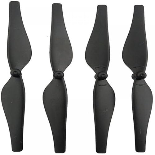 Ersatzpropeller Kompatibel mit Quadrocopter-Drohnen-Ersatzteile, Zubehör(BLACK)