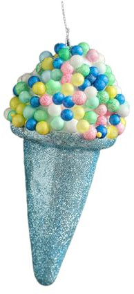 Colgante de helado para colgar adornos para árbol de Navidad, escalón de puerta, bandeja, decoración navideña