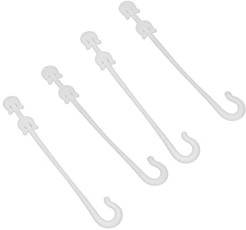 KIMISS 150Pcs Tomato Hooks - Sturdy Vegetable Truss J Hook Support Clips for Greenhouse and Agricultural Use, Easy to Use, 9.3cm Plastic for Tomato Planting