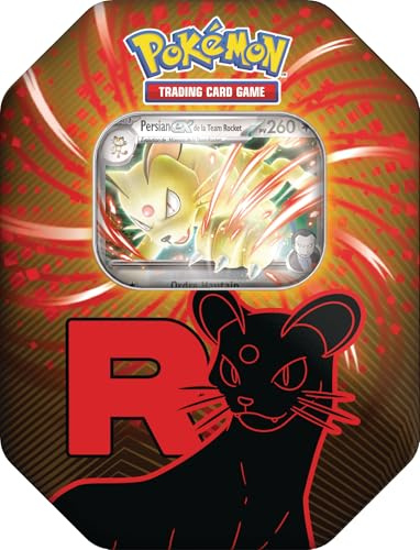 Pokémon : Team Rocket Box - Pokémon TCG Persian-Ex (1 Glossy Promo Card and 4 Boosters)