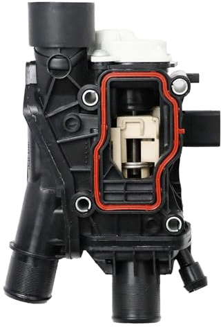 YananAC Boîtier de thermostat Compatible avec Citroën C4 C5 III 308 508 3008 5008 2.0 BlueHDi Focus Kuga DS7Q-8A586-AB Hopzty Boîtier de thermostat de liquide de refroidissement 9804160380