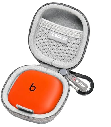 Carrying Case for Beats Powerbeats Fit Wireless Earbuds by RLSOCO - Grey