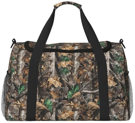 Cold Tree Camouflage-Reisetasche, Wochenendtasche, Wochenendtasche, Übernachtung, Handgepäcktasche, Workout, Sport, Krankenhaus