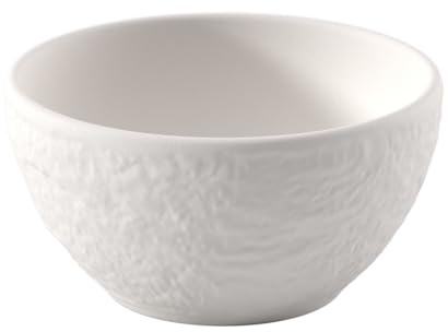 Villeroy & Boch Manufacture Rock blanc – Mickey Mouse – Dipschale, weiß, spülmaschinenfest & mikrowellensicher, Schieferoptik in Weiß mit Disney Mickey Mouse Kreidedekor, Premium Porzellan