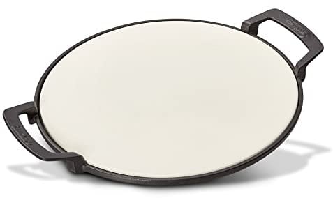 Enders® SWITCH GRID Pizzastein, Halter aus Gusseisen, für Enders® Gasgrill mit Rost-in-Rost System, Grill-Rost-Zubehör, Enders® Gasgrills MONROE, KANSAS, BOSTON, BROOKLYN Next, CHICAGO 3, #7790, 33 x 41 x 4.5 cm