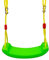 Garden Games Deluxe Green Plastic Children's Kids Swing Seat with Adjustable Ropes Garden Outdoor Toys for Girls Boys 3 4 5 Years and Up