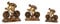 Henecka Radsport-Pokal, Resinfigur Radsport Herren, altgold Bronze, mit Wunschgravur, Größe 13 cm
