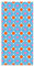 Agatha Ruiz de la Prada Vinylteppich Hydraulische Blau Figuren Herzen 300x200cm - Vinyl Küchenteppich - Rutschfester und Flammhemmender Wohnzimmer Teppich - Große Teppiche - Teppiche PVC