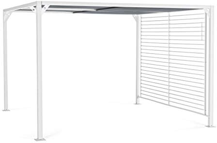 GAZEBO NOAH 3X3.6 BIANCO LH30, Classico, Metallo