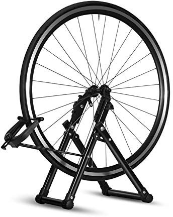 Bike Zentrierständer, Fahrrad Montageständer Fahrradständer Reparaturständer Fahrrad Radabstellständer Wartung Fahrradzubehör, Universal 16-29 Zoll KlappradFahrradrad Abrichtständer