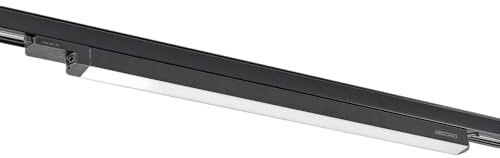 Arcchio LED Stromschienenstrahler Harlow (Modern) in Schwarz aus Aluminium (1 flammig,) Arbeitszimmerleuchte
