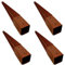 Garden Mile 4 Pack Heavy Duty Metal Fence Post spikes Rust resistant Metal Post Holders 75mm x 75mm Fence spikes Long Lasting Garden Fencing Support Brackets