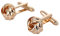 SM SunniMix 2X Fashion Knot Manschettenknöpfe und Studs Schmuck Manschettenknöpfe für Geschäftsgeschenk, Golden
