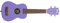 Kala Ukulele soprano Ukadelic a tinta unita Ultra Viola