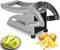Rhinocerosdance Cortador de Patatas Fritas, cortadora de Patatas con 2 Cuchillas afiladas, Patatas Fritas, Acero Inoxidable, Cortador de Patatas