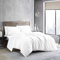 MistyMorning Plain Duvet Cover sets, Soft & Premium quality Bedding & Linen, Egyptian Cotton with 200 Thread Count. (White, Double)