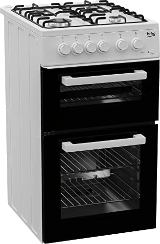 Beko KDG580W Gas Cooker with Gas Grill - White - A+ Rated