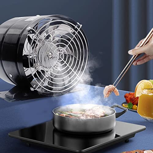 oiakus Desktop Range Hood, Mini Portable Cooker Hood, Ventilation Blower Extractor Hood With 2m hose, stepless speed regulation, Low Noise, Extractor Fan for Home, Kitchen Hot Pot, BBQ