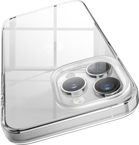 elago Cover ibrida trasparente compatibile con iPhone 15 Pro Max, cover trasparente in policarbonato + TPU, protezione contro le cadute di grado militare americano, ingiallimento ridotto
