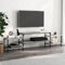Higsose TV-Schrank 197x35x52cm Grau Sonoma,Holzwerkstoff,Stahl,Trendige TV Board,Der Stereoschrank,TV Unterschrank,Wohnzimmer Vitrine,HiFi-Schrank,Fernseher Tisch Modern,Sideboard, A810