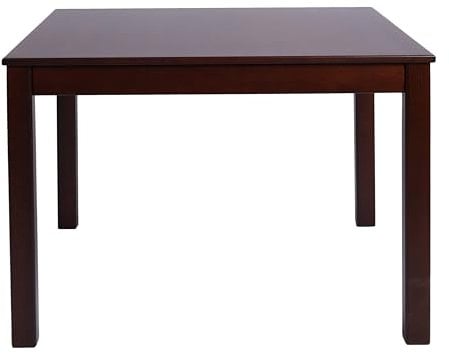 Krok Wood Esstisch Tomas aus Massivholz in Buche, Farbe Dunkle Eiche (110 х 75 х 75 cm)