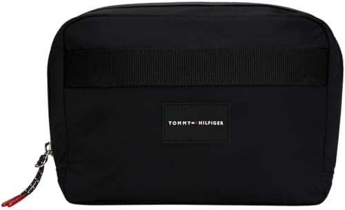 Tommy Hilfiger TH FUNCTIONAL NYLON WASHBAG Waschtasche Herren, Schwarz (Black), OS