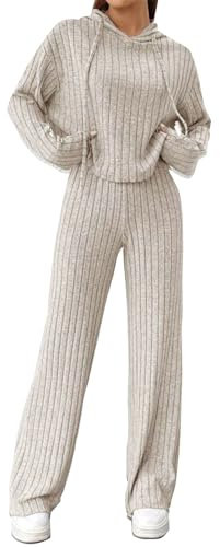Generico Tuta Elegante Donna In Pile Lunga In Pizzo Sportiva Marrone Manica Lunga Calda Invernale Pesante Velluto