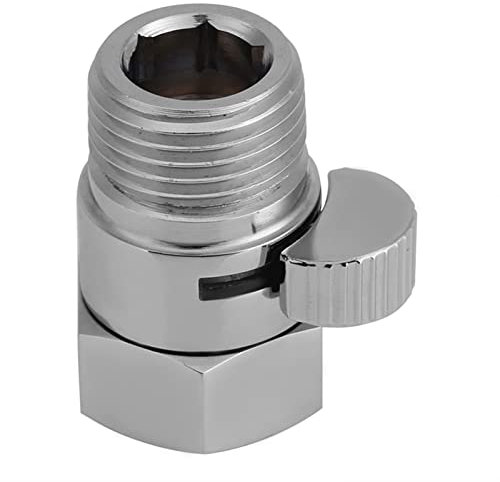 Válvula de Cierre de Control de Flujo Válvula de Ahorro de Agua G1/2 de Latón Macizo que Se Adapta a la Mayoría de los Cabezales de Ducha y Brazos para Rociador de bidé de Mano